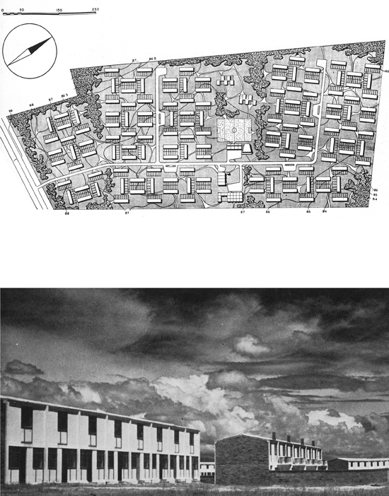 Casas y barrio Muzú. Fuente: Correia, 1952.