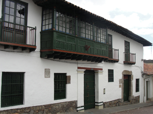 Casa natal de Rufino José Cuervo, en La Candelaria, Bogotá.