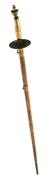 Espada que perteneció a Antonio José Amar y Borbón, ca. 1800. Colección Museo Nacional de Colombia. Reg. 29