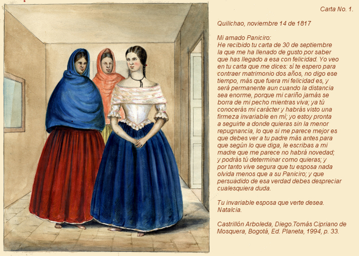 Ñapangas de Popayán, provincia de Popayán, 1853. Láminas de la Comisión Corográfica, 1850-1859. Colección Biblioteca Nacional de Colombia.