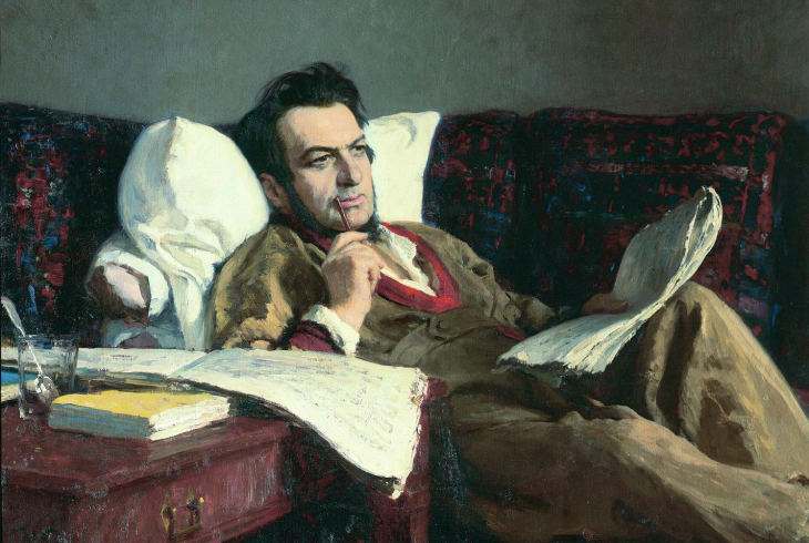Mikhail Glinka retratado por Ilya Repin en 1887. Foto: Creative Commons 
