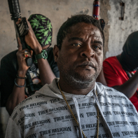 El líder de pandillas, Jimmy 'Barbecue' Cherizier, una de las caras más visibles de la ilegalidad que controla el país. Foto: Getty Images